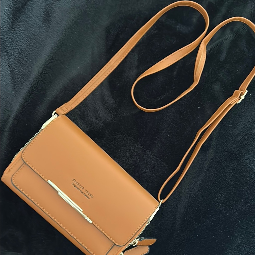 Forever Young Orange Crossbody Bag